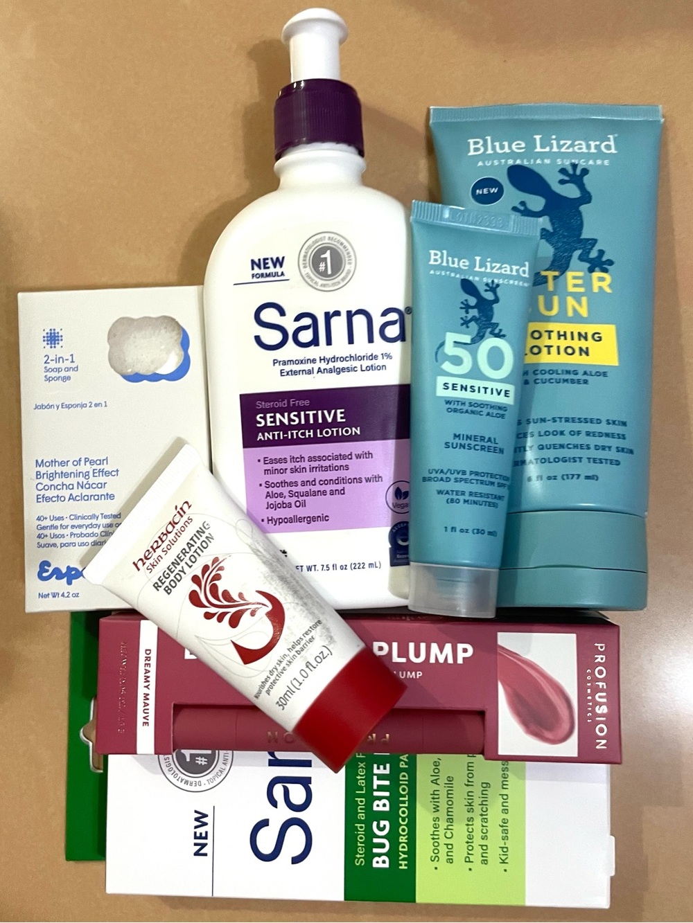 Blue Lizard After Sun Soothing Lotion - Cooling Aloe (Blue), Sarna Lotion